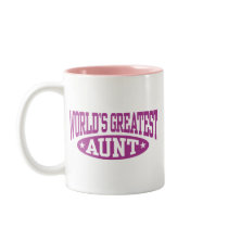 World's Greatest Aunt Mugs