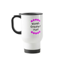 World's Greatest Aunt (pink) Mug