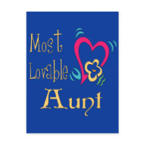 World's Greatest Aunt Postcards