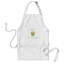 World's Greatest Auntie (flower) Apron