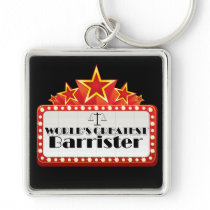 World's Greatest Barrister Key Chains