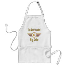 World's Greatest Big Sister Apron