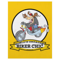 WORLDS GREATEST BIKER CHIC WOMEN CARTOON FLYER