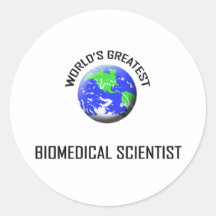 World's Greatest Biomedical Scientist Stickers