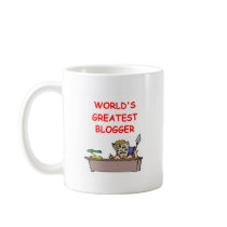 world's greatest blogger coffee mugs
