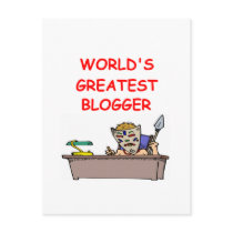world's greatest blogger postcards