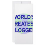 World's Greatest Blogger rack cards