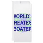 World's Greatest Boater rack cards