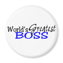 Worlds Greatest Boss Black Blue