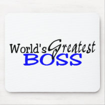 Worlds Greatest Boss Black Blue