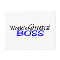 Worlds Greatest Boss Black Blue
