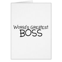 Worlds Greatest Boss Card