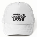 World's Greatest Boss hats
