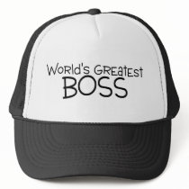 Worlds Greatest Boss Mesh Hat