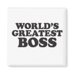 World's Greatest Boss magnets