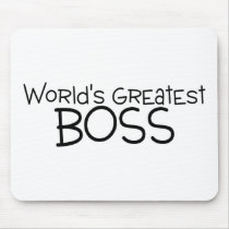Worlds Greatest Boss Mousepads