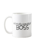 Worlds Greatest Boss mugs