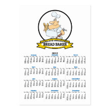WORLDS GREATEST BREAD BAKER MEN CARTOON BUSINESS CARD TEMPLATE