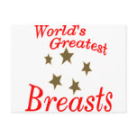 World's Greatest Breasts postcards