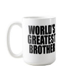 World's Greatest Brother mugs