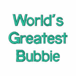 World's Greatest Bubbie embroidered shirts