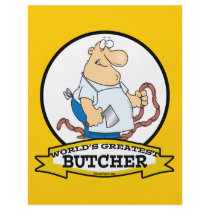 WORLDS GREATEST BUTCHER MEN CARTOON FLYER