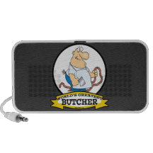 WORLDS GREATEST BUTCHER MEN CARTOON iPhone SPEAKER