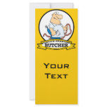 WORLDS GREATEST BUTCHER MEN CARTOON rack cards