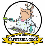 WORLDS GREATEST CAFETERIA COOK LADY CARTOON photo sculptures