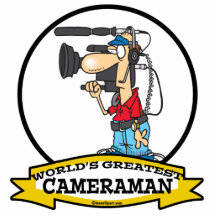 WORLDS GREATEST CAMERAMAN MEN CARTOON PHOTO SCULPTURE