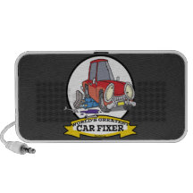 WORLDS GREATEST CAR FIXER CARTOON TRAVELLING SPEAKER