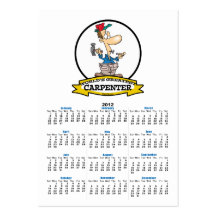 WORLDS GREATEST CARPENTER MEN CARTOON BUSINESS CARD TEMPLATES
