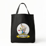 WORLDS GREATEST CLEAN FREAK MEN CARTOON bags