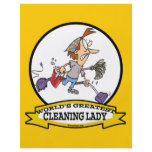 WORLDS GREATEST CLEANING LADY CARTOON flyers