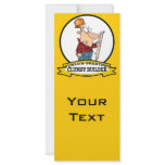 WORLDS GREATEST CLUMSY BUILDER MEN CARTOON rack cards