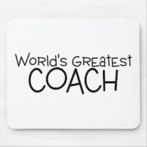 Worlds Greatest Coach Mouse Pads