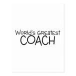 Worlds Greatest Coach Postcards