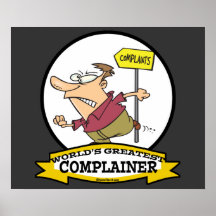 WORLDS GREATEST COMPLAINER MEN CARTOON POSTERS