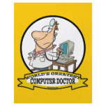 WORLDS GREATEST COMPUTER DOCTOR MEN CARTOON flyers