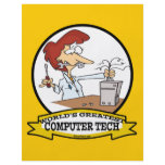 WORLDS GREATEST COMPUTER TECH WOMEN CARTOON flyers