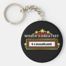 World's Greatest Consultant Key Chain