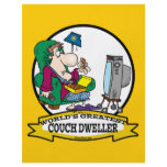 WORLDS GREATEST COUCH DWELLER CARTOON flyers