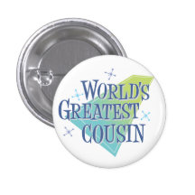World's Greatest Cousin Pins