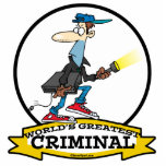 WORLDS GREATEST CRIMINAL MEN CARTOON photo sculptures