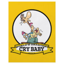 WORLDS GREATEST CRY BABY CARTOON PERSONALISED FLYER