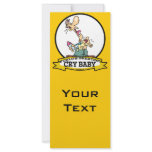 WORLDS GREATEST CRY BABY CARTOON CUSTOMISED RACK CARD
