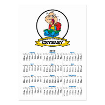 WORLDS GREATEST CRYBABY CARTOON BUSINESS CARD TEMPLATES