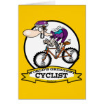 WORLDS GREATEST CYCLIST MEN CARTOON GREETING CARDS