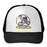 WORLDS GREATEST CYCLIST MEN CARTOON HATS