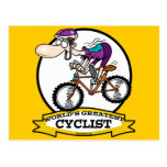 WORLDS GREATEST CYCLIST MEN CARTOON POSTCARDS